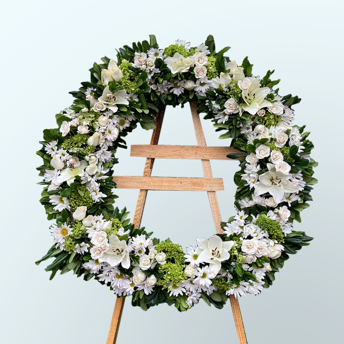 Corona de Flores Condolencias