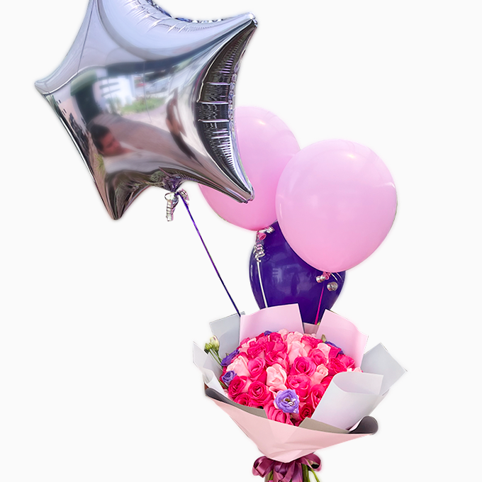 Bouquet de globos "Dia especial"