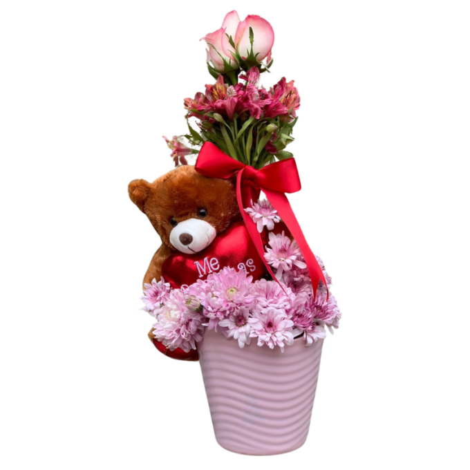 Arreglo Floral Teddy