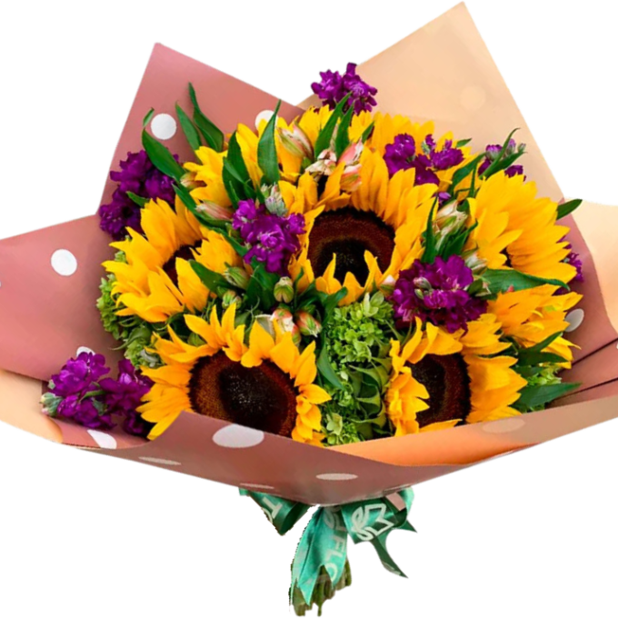 Ramo de 10 Girasoles