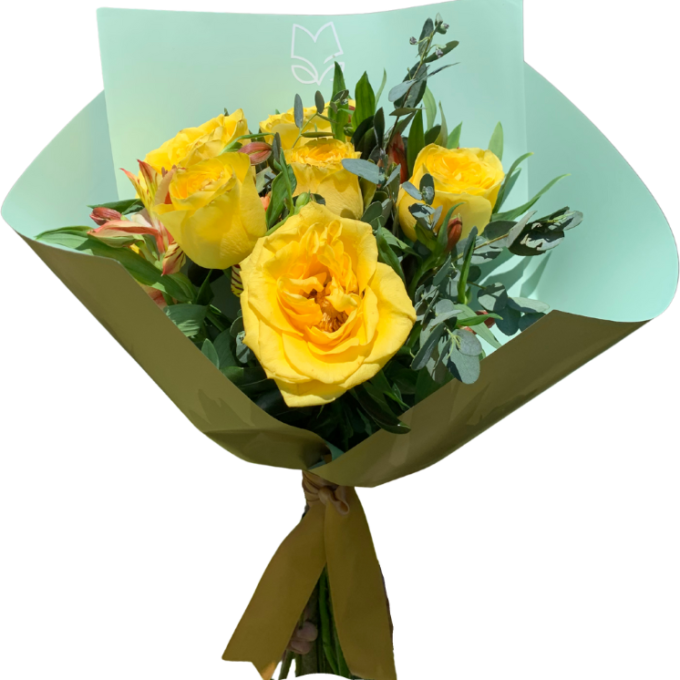 Ramo de 6 Rosas Amarillas